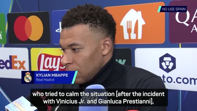 Mbappe praises Mourinho for handling of Prestianni racism row