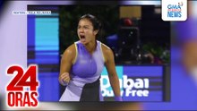 Eala, tinalo ang World No. 8 na si Paolini sa score na 6-1, 7-6; aabante sa round of 16 | 24 Oras
