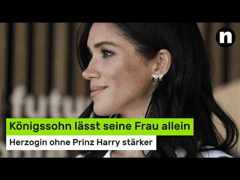 Meghan Markle: Königssohn lässt seine Frau allein - Herzogin ohne Prinz Harry stärker