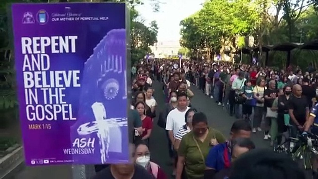 Philippinen: Millionen feiern Auftakt der Fastenzeit an Aschermittwoch