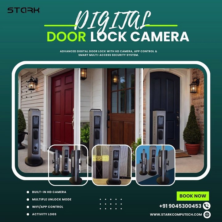 Digital Door Lock Camera – Ultimate Smart Security by Stark Computech