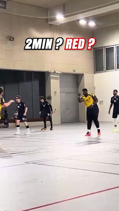 Tu siffles quoi sur cette action complètement folle? #handball