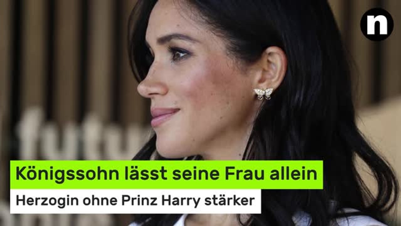 Meghan Markle: Königssohn lässt seine Frau allein - Herzogin ohne Prinz Harry stärker