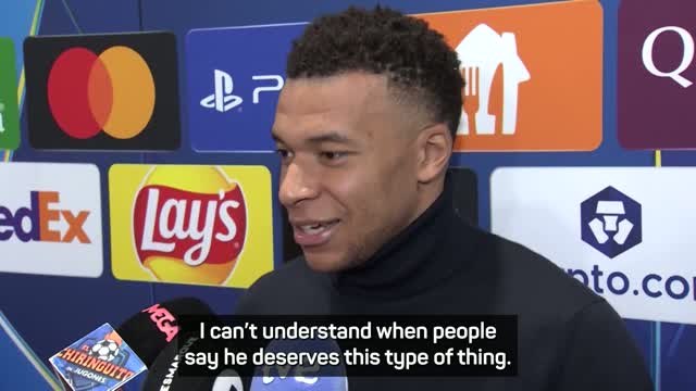 Vinicius 'will never deserve this type of treatment' - Mbappe