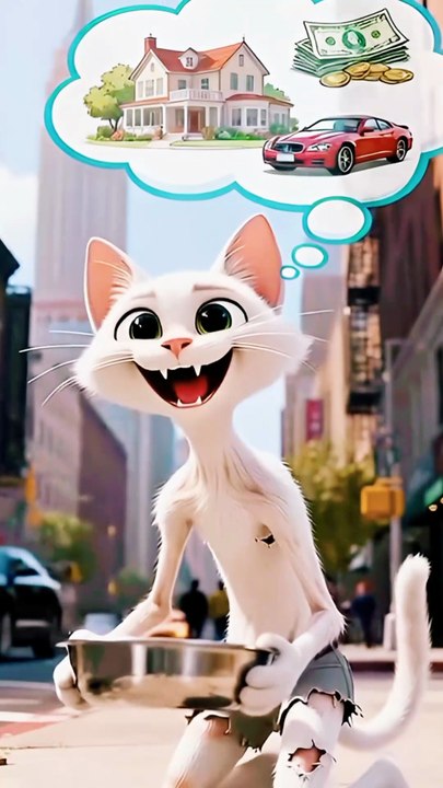 Crazy cat rich Kitty