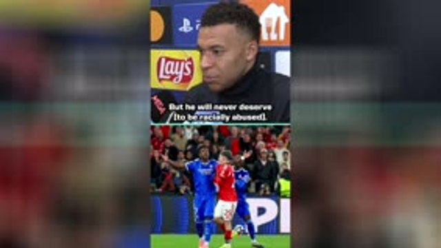 Vinicius ‘will never deserve’ racial abuse - Mbappe