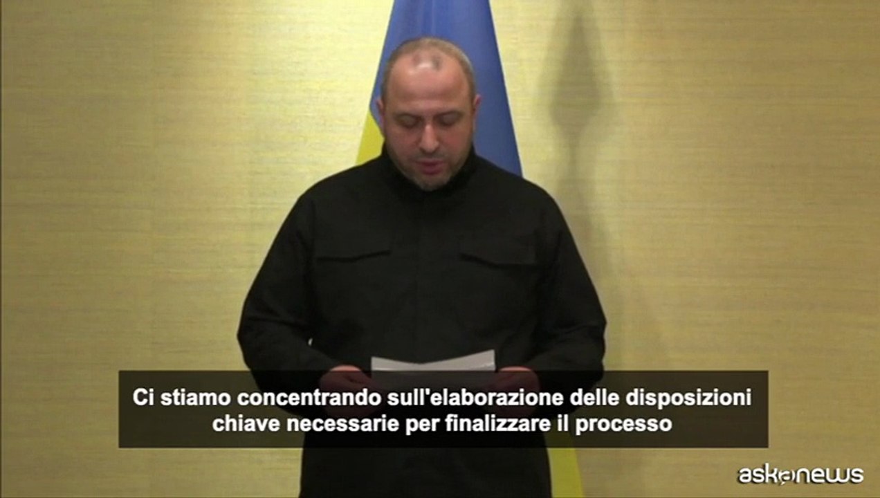 Ucraina, Umerov: nei negoziati a Ginevra "ci sono stati progressi"