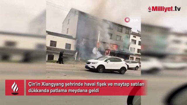 Çin'de havai fişek dükkanında feci patlama! Çok sayıda ölü var