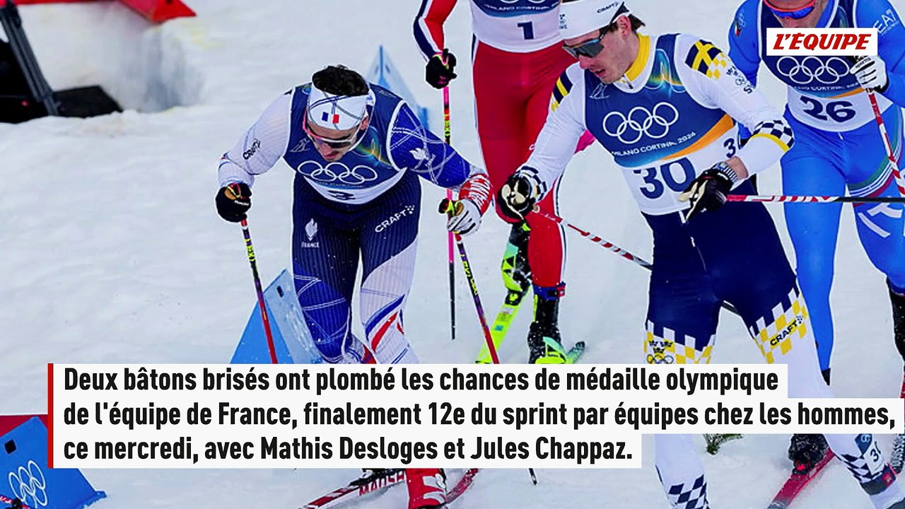 Les Bleus loin du podium du sprint par équipes après deux bâtons cassés, 5e médaille d'or pour Johannes Klaebo aux JO 20 - Ski de fond - Jeux Olympiques