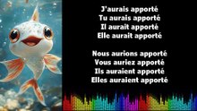 ♫ Apprendre la conjugaison en chantant ♫  I APPORTER I Conditionnel Passé_