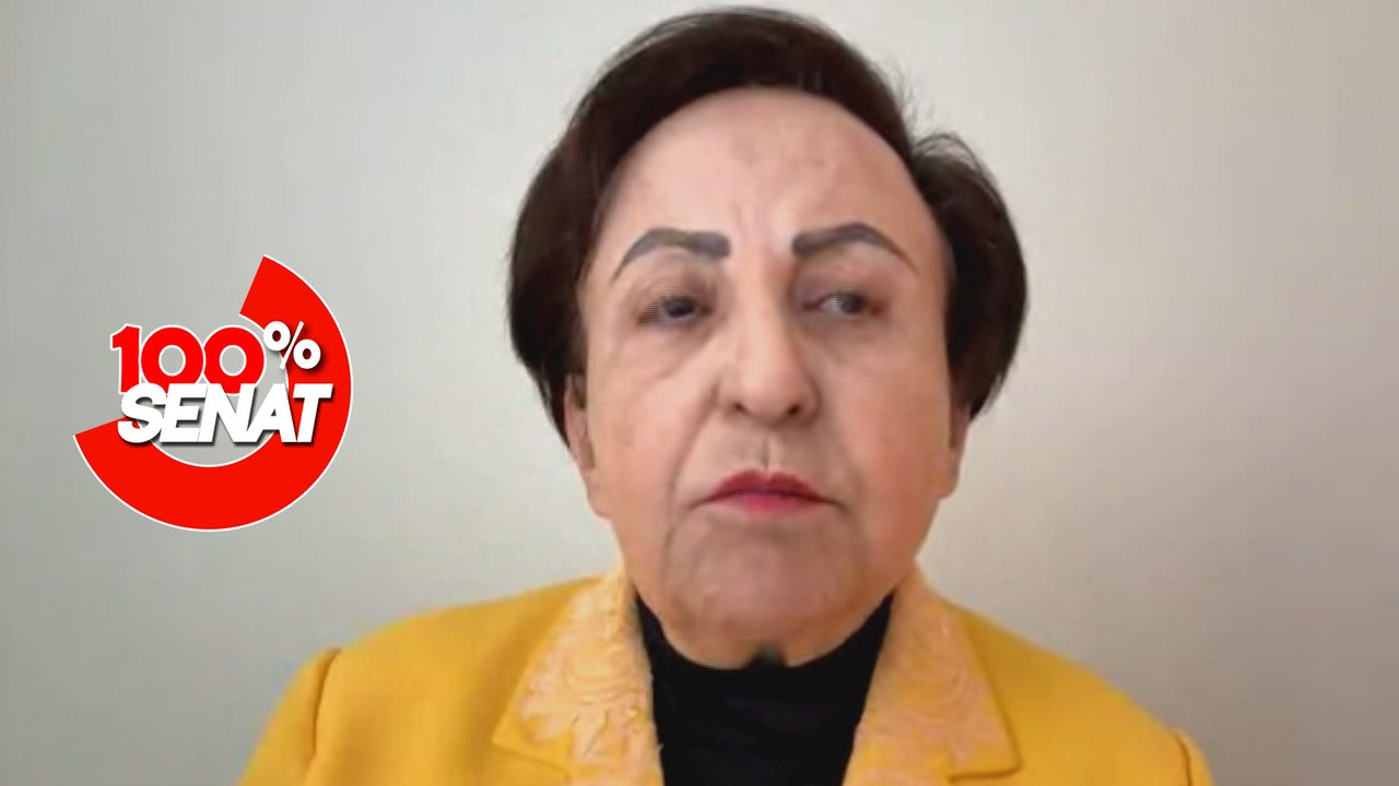 100% Sénat - Répression des révoltes en Iran : audition de Shirin Ebadi, prix Nobel de la paix