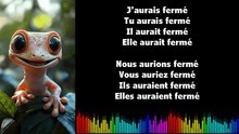♫ Apprendre la conjugaison en chantant ♫  I FERMER I Conditionnel Passé_
