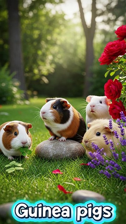 Guinea Pigs II The Adorable Little Companions 🐹🌿