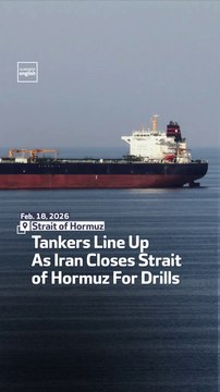 Tankers Line Up As Iran Closes Strait Of Hormuz For Drills