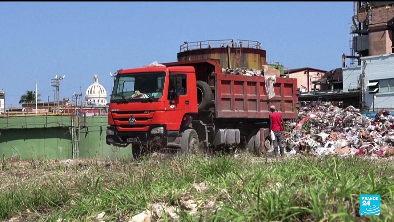 Rubbish piles up in Havana as Cuba's fuel crisis hits garbage trucks