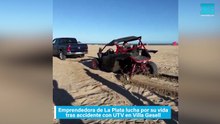 Emprendedora de La Plata lucha por su vida tras accidente con UTV en Villa Gesell