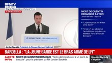 Mort de Quentin à Lyon: Jordan Bardella "réclame la publication par l'État d'une liste d'organisations et de groupuscules faisant peser un risque grave sur l'ordre public"