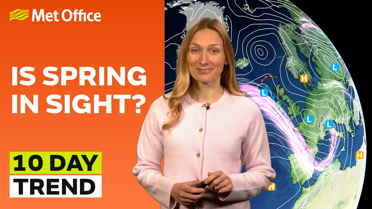 10 Day Trend 18/02/2026 - When will the rain stop? – Met Office weather ...