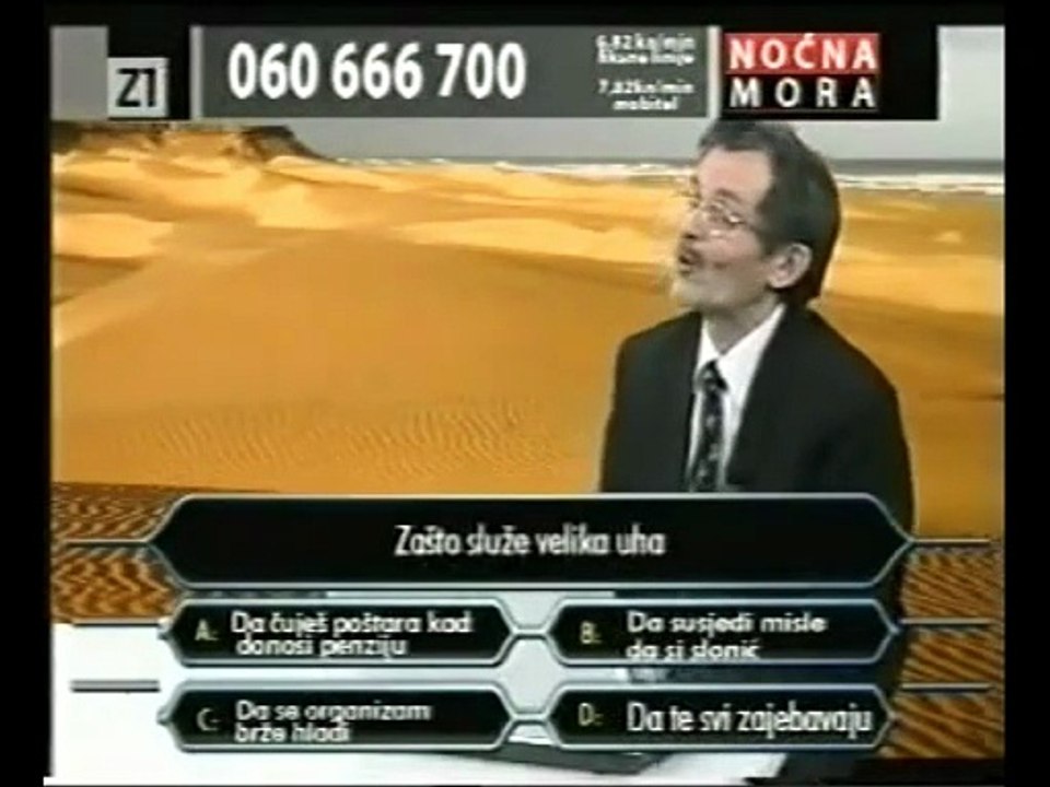 Noćna mora - Ševa Milijunaš "Zašto služe velika uha"