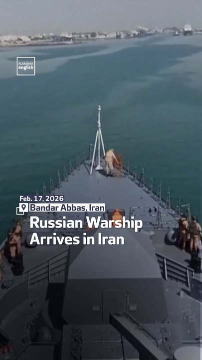 Russian Warship Arrives In Iran