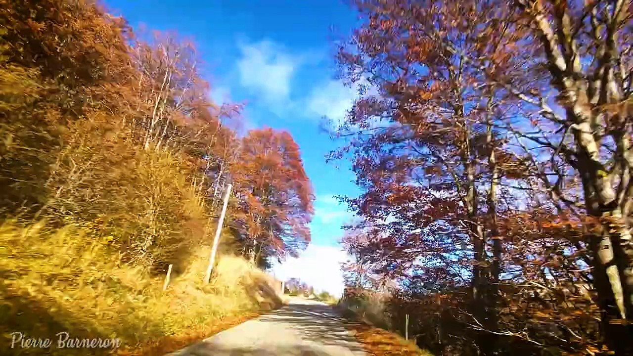 Ambient Peaceful relaxing music driving car Chatuzange to  Léoncel
