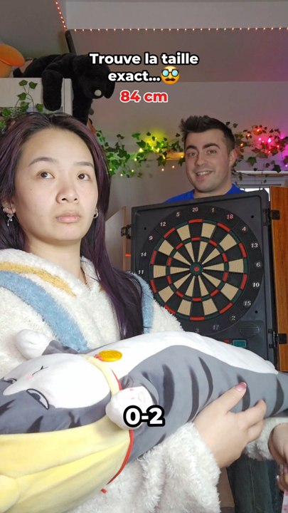 J'ai sorti le jeu de fléchettes pour gagner...🤣