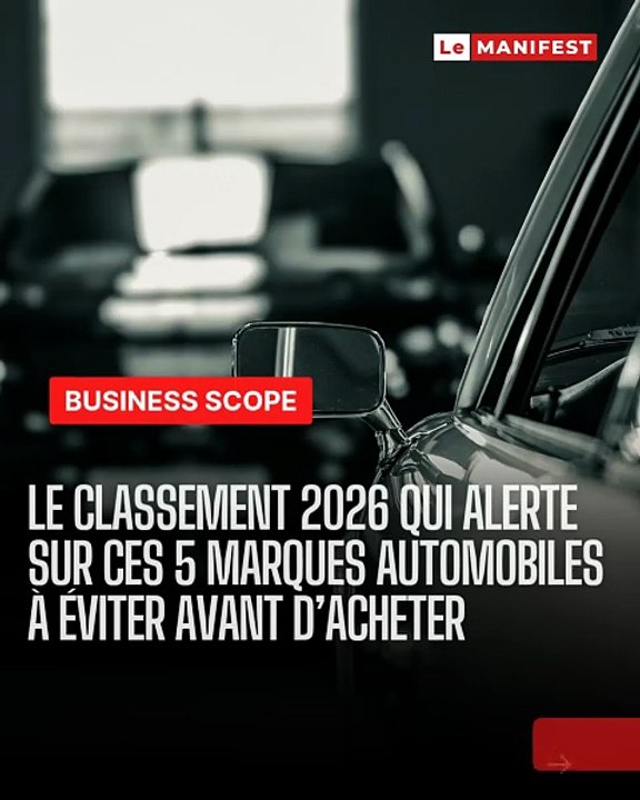 🚨Quelles marques auto chutent au classement 2026 ? Fiabilité, coûts, satisfaction… le verdict surprend ⚠️ Avant d’acheter, découvrez celles qui font débat🚗📊