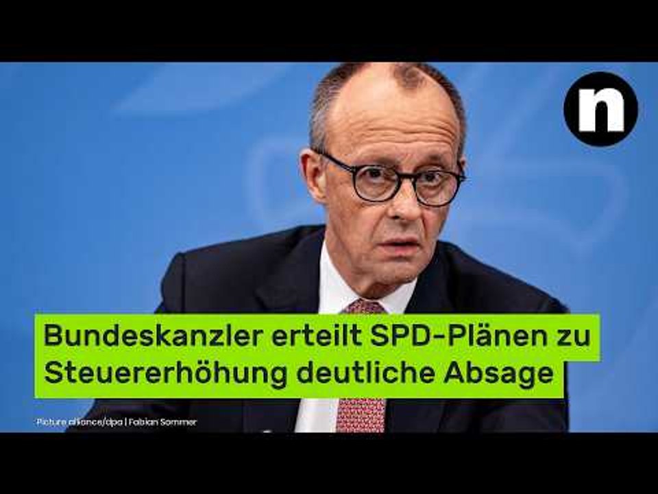 Friedrich Merz: Bundeskanzler erteilt SPD-Plänen zu Steuererhöhung deutliche Absage