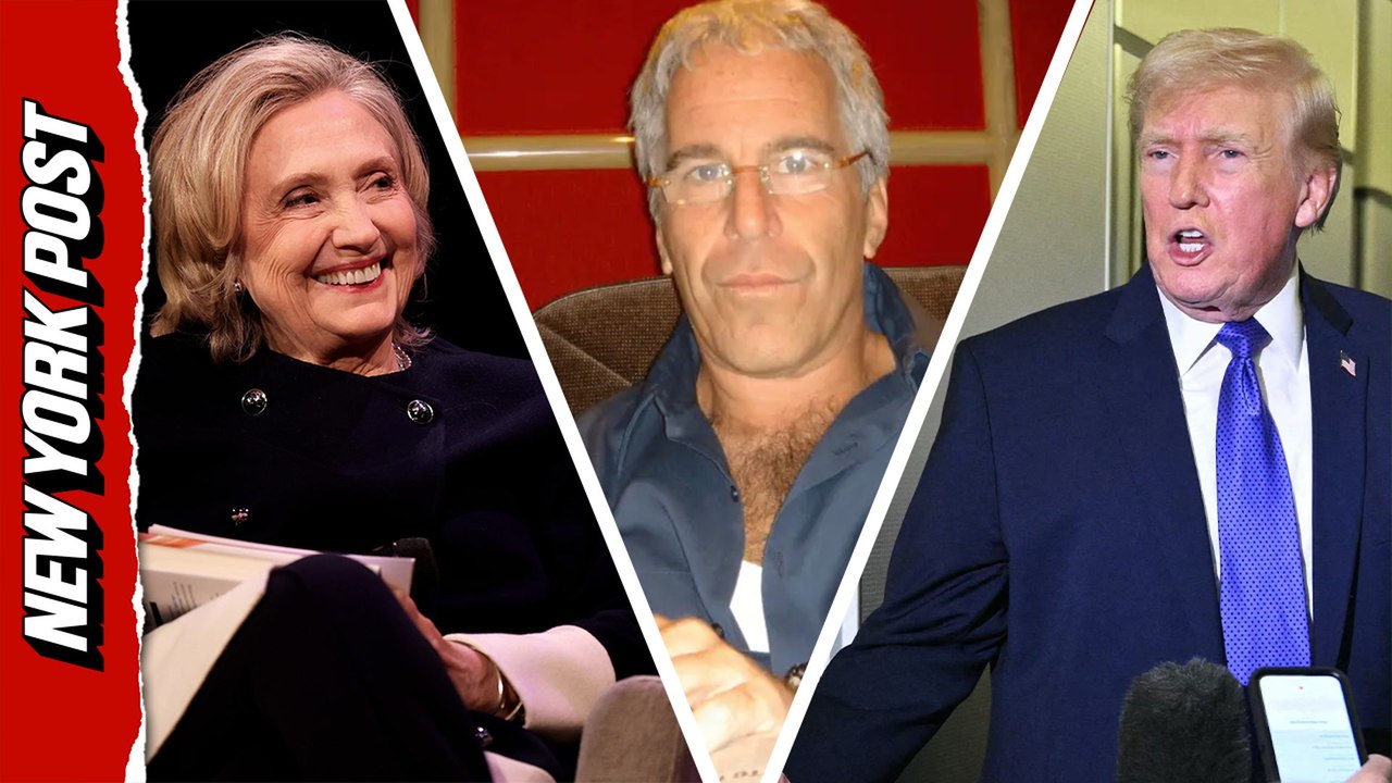 Trump fires back at Clintons over Epstein claims