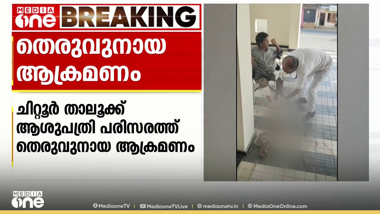 ചിറ്റൂർ താലൂക്ക് ആശുപത്രി പരിസരത്ത് തെരുവുനായ ആ...