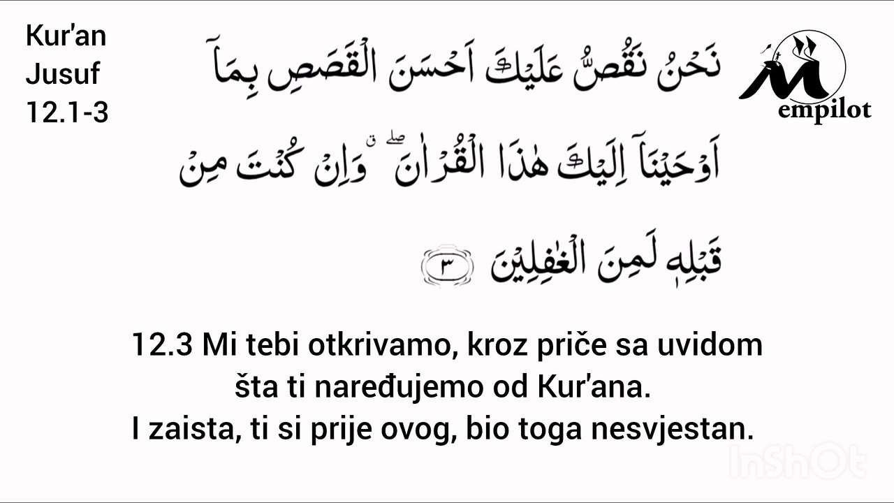 emDIN - Kuran Jusuf 12.1-3