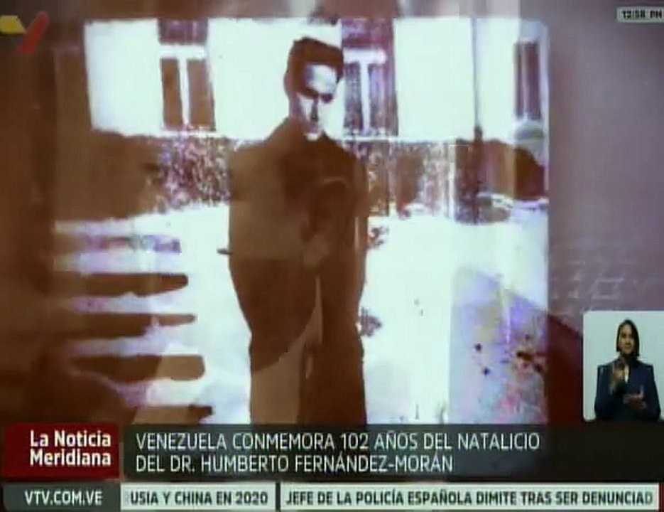 Aportes científicos del  Dr. Humberto Fernández-Morán en conmemoración de 102 años de su natalicio