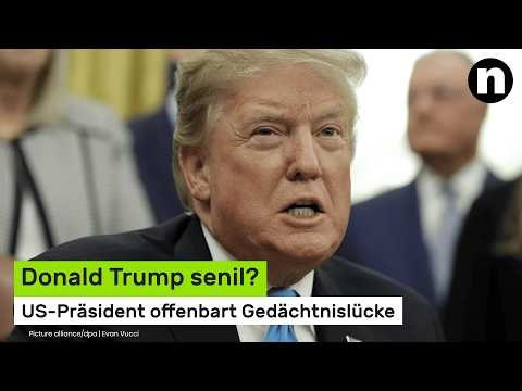 Donald Trump senil?: Kandidat für Wahl vergessen - US-Präsident offenbart Gedächtnislücke