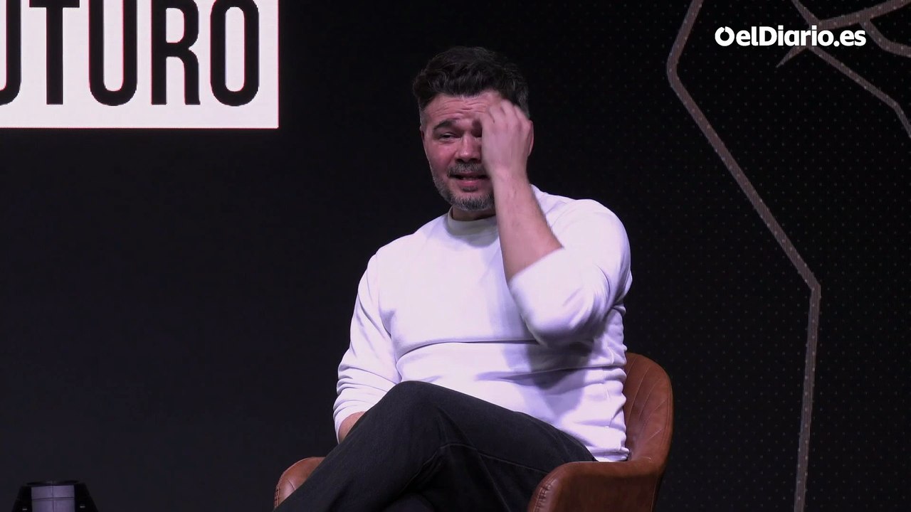 Gabriel Rufián: "Aunque me hicieran dimitir, creo que compartimos esta responsabilidad no quiero ilusionar, quiero ganar"