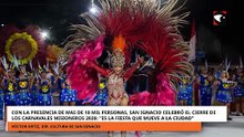 Con la presencia de mas de 10 mil personas, San Ignacio celebró el cierre de los Carnavales