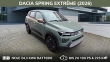 2026 Dacia Spring Extrême in Oliv-Grün – Mehr Power