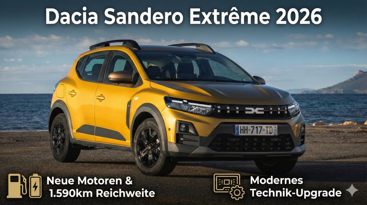 2026 Dacia Sandero Extrême | Alle Infos & neue Motoren
