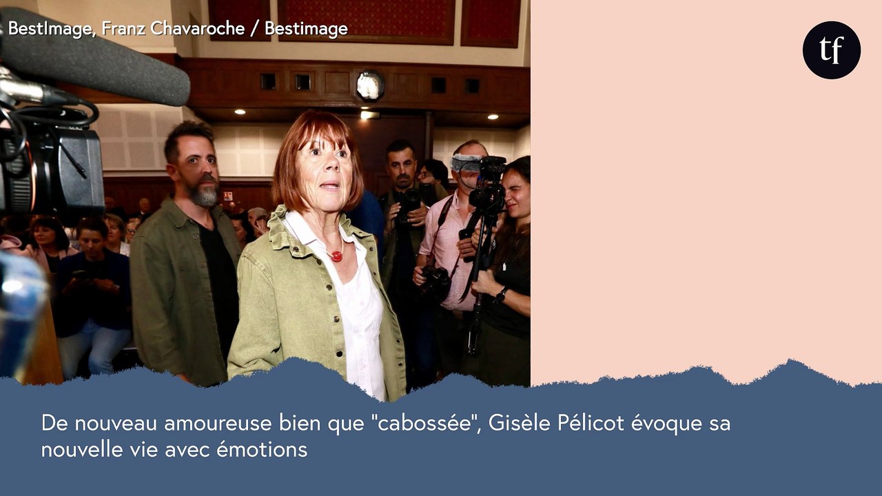 De nouveau amoureuse bien que "cabossée", Gisèle Pélicot évoque sa nouvelle vie avec émotions