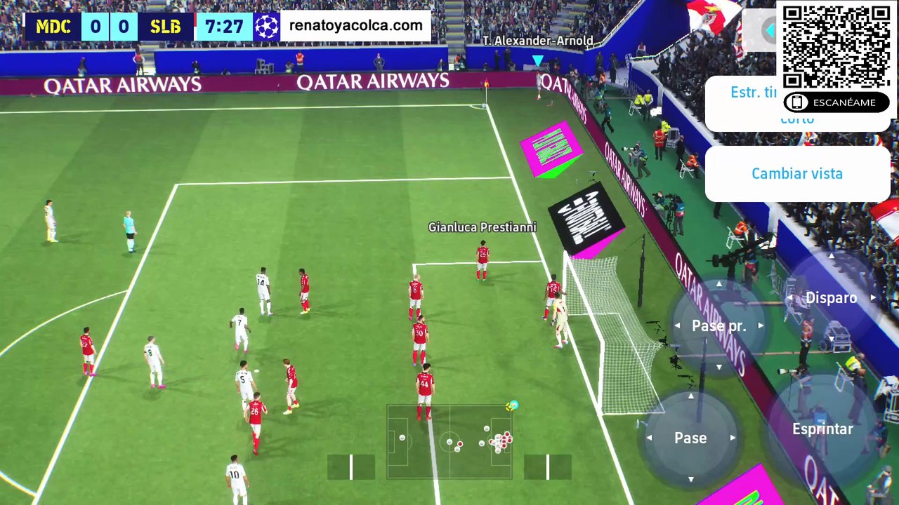 EFOOTBALL 2026 MOBILE - CHAMPIONS LEAGUE 25/26 - BENFICA vs. REAL MADRID | GAMEPLAY [60 FPS]