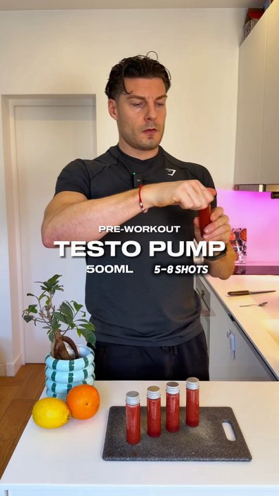 🍊 TESTO PUMP 🍋Si tu veux plus d’idées recettes, mon livre est dispo partout, infos dans ma Bio 📚#protein #mangersain #recettesimple #recettessaines #preworkout