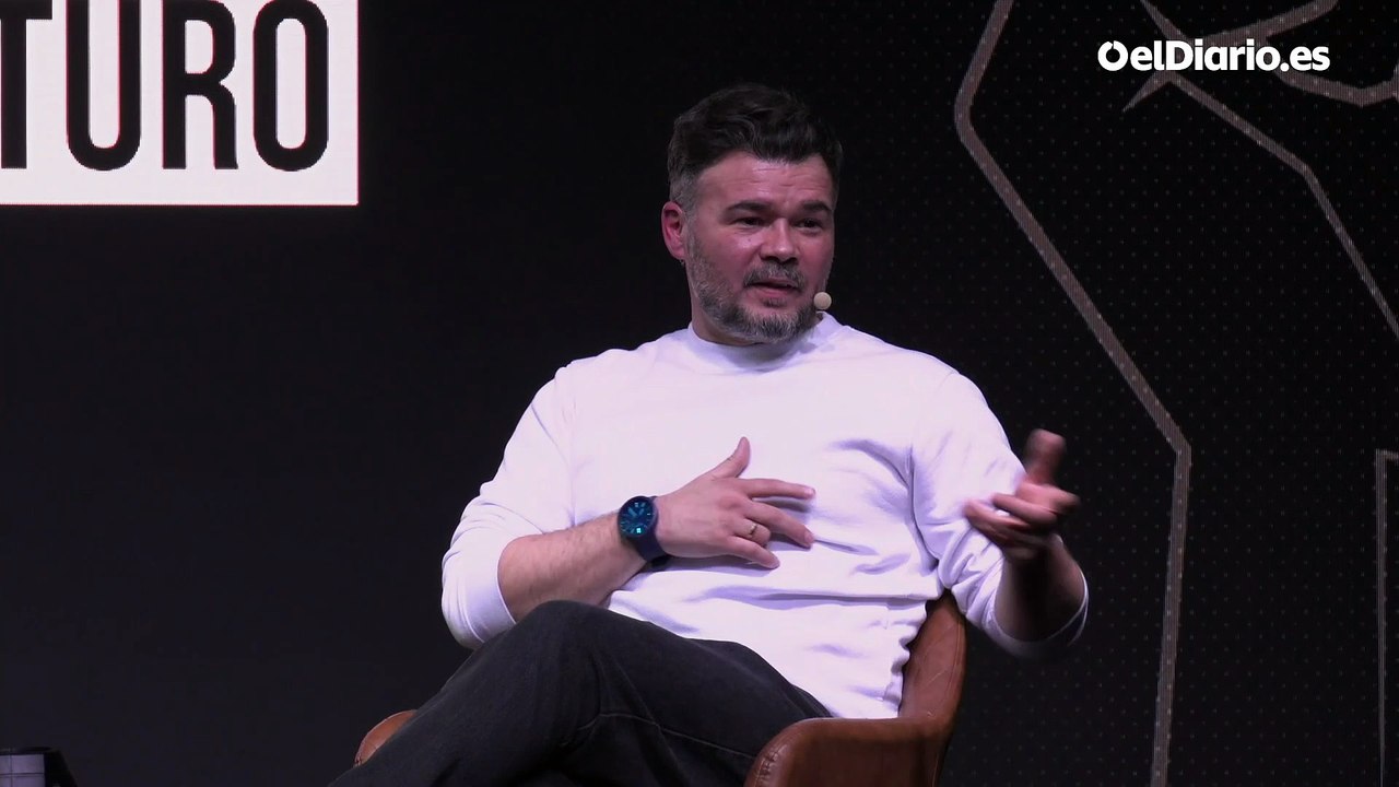 Rufián vincula "la pasta" invertida por la extrema derecha en las redes sociales a que "ser facha" esté "de moda"