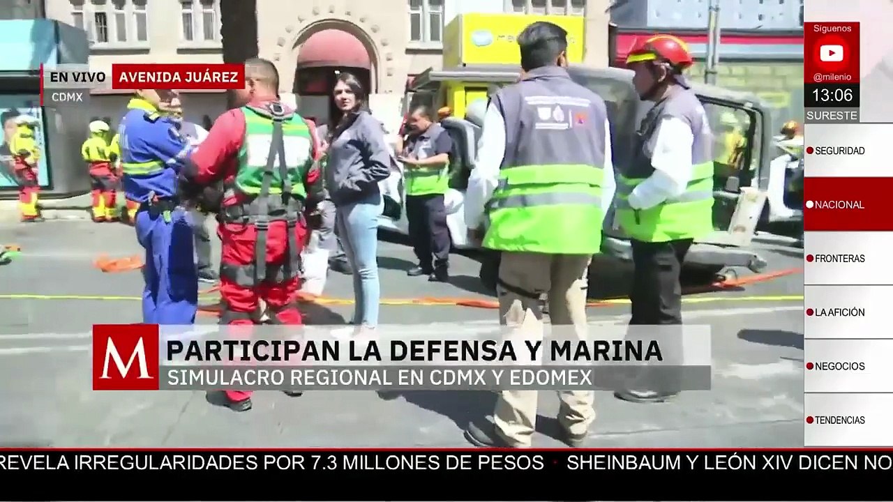 Simulacro 2026: Así sonó la alerta sísmica en CDMX y Edomex | Carlos Zúñiga, 18 de febrero de 2026