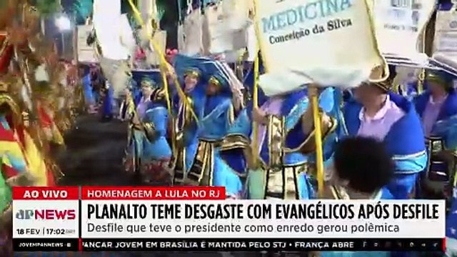 RISCO POLÍTICO? Planalto teme desgaste com evangélicos após desfile na Sapucaí