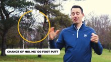 100 Foot Golf Putt Challenge