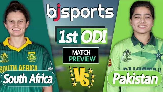 South Africa Women vs Pakistan Women 2026 | PAK-W vs SA-W 1st ODI Match Preview |