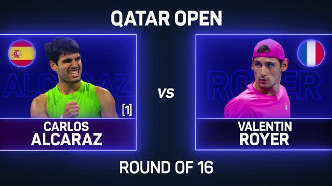 Alcaraz survives second-set scare in Qatar