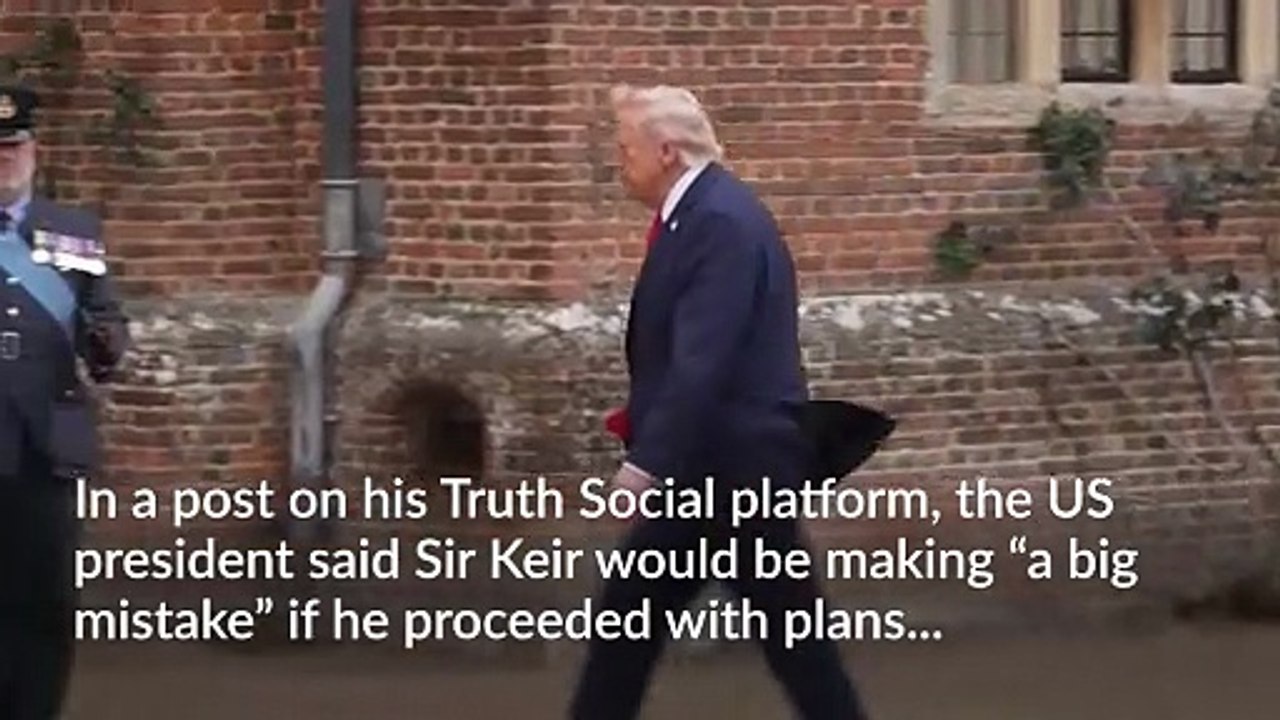 Trump tells Starmer not to give away Chagos Islands day after US backed deal