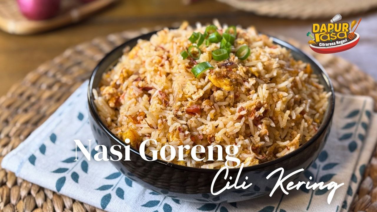 Pedas Berasap & Wangi Cili Kering! Nasi Goreng Ni Sekali Makan Terus Ketagih