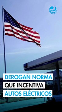 Trump deroga norma que incentiva producción de autos eléctricos por ahorro de combustible