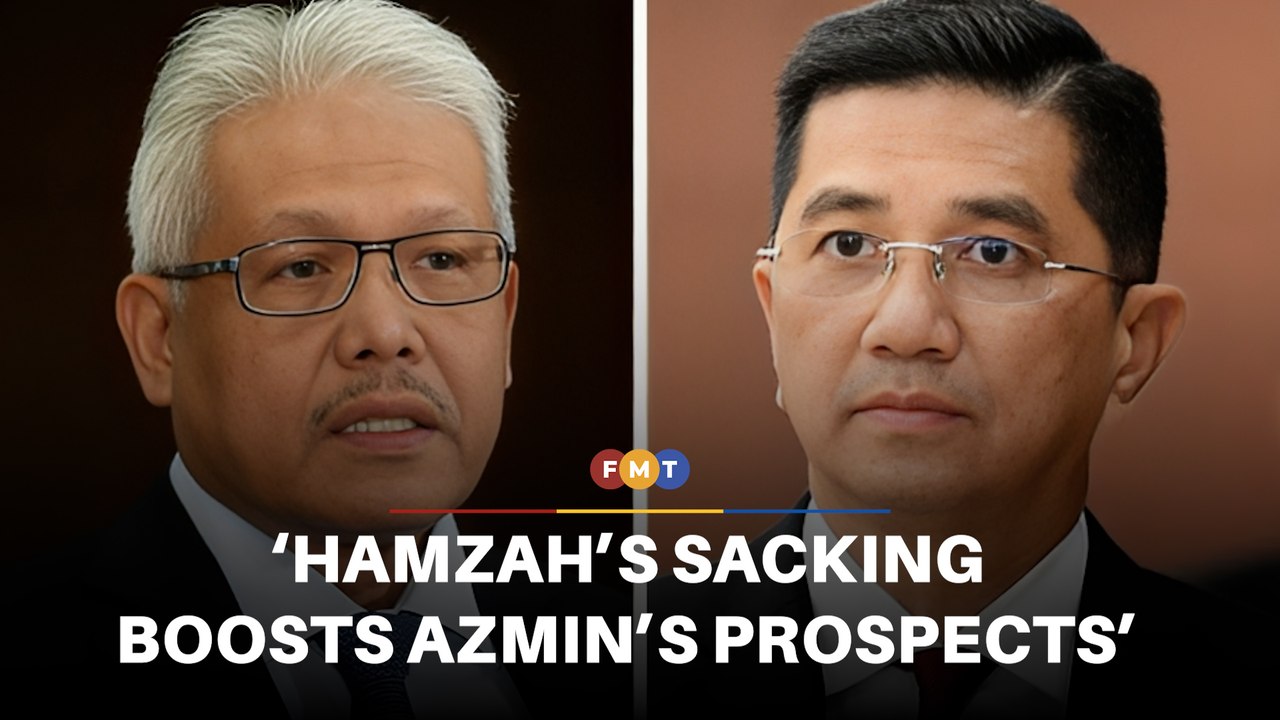 Hamzah’s sacking boosts Azmin’s prospects at Bersatu, says analyst